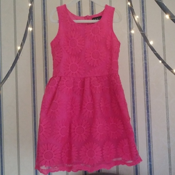 Guess Other - HOST PICK Guess Pink Sunflower Embroidered Dress